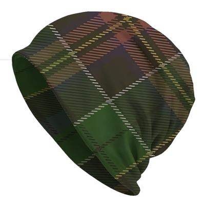 Bonnet Hats Scottish Tartan Men Women's Thin Hat Allison Clan Tartan Retro Cap Street Skullies Beanies Caps