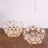 1Pc Crystal Tealight Candle Holders Clear Mini Candlestick Table Centerpiece Wedding Festival Birthday Home Decorations