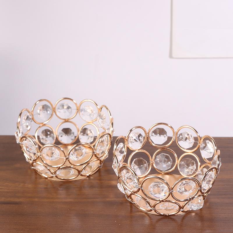 

1 шт. Хрустальные подсвечники для чайных свечей Прозрачные Мини подсвечники Настольное украшение Свадебный фестиваль День рождения Домашние украшения 1Pc