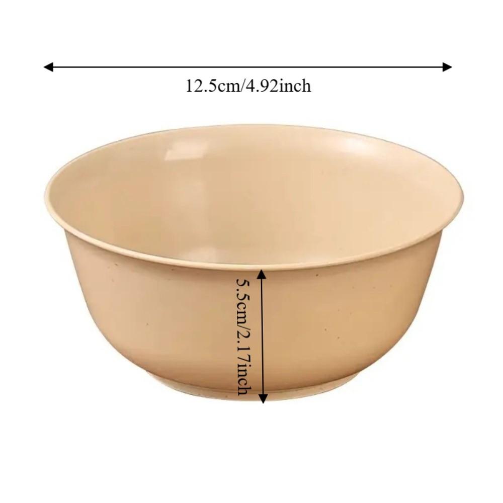 20PCS Heat-Resistant Party Bowl Rice Husks Picnic Bowl Ice Cream Bowl Fruits Bowl  Outdoor