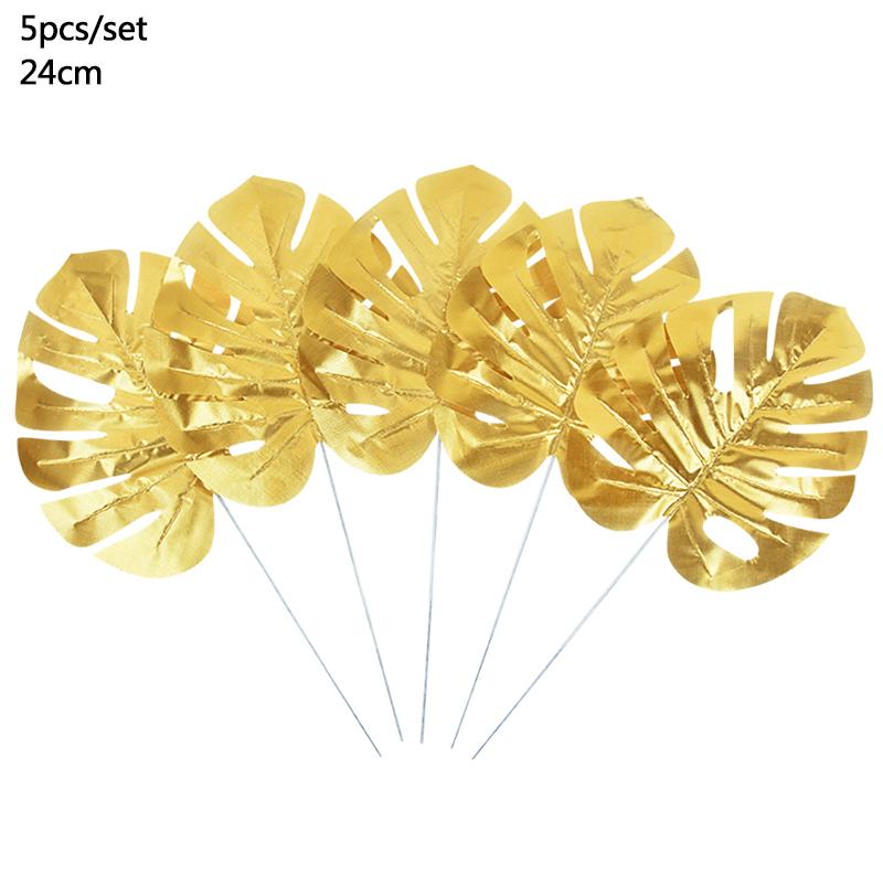 Künstliche tropische Palmblätter, hawaiianische Luau-Safari, Dschungel-Party-Dekoration, Sommer-Hochzeit, Geburtstag, Zuhause, Tischdekoration, künstliche Pflanze