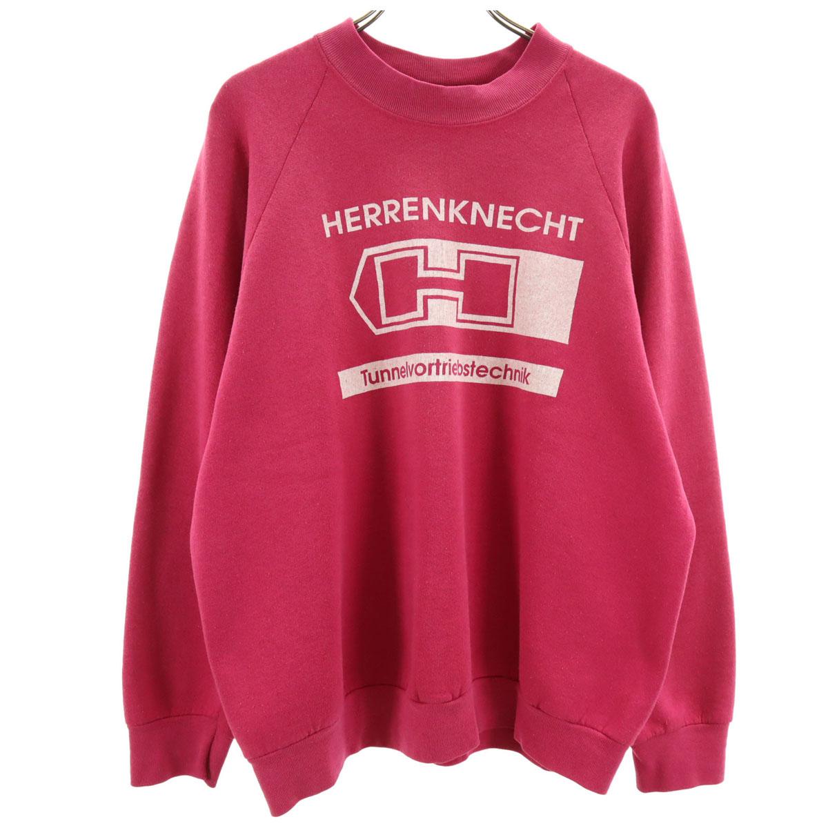 

FRUIT OF THE LOOM 90s Old Long sleeve sweat trainer L pink Women Used