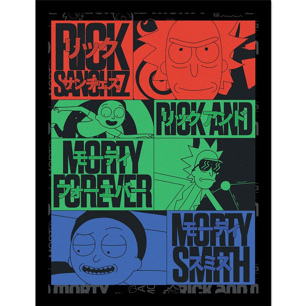 Rick And Morty Forever Framed Print