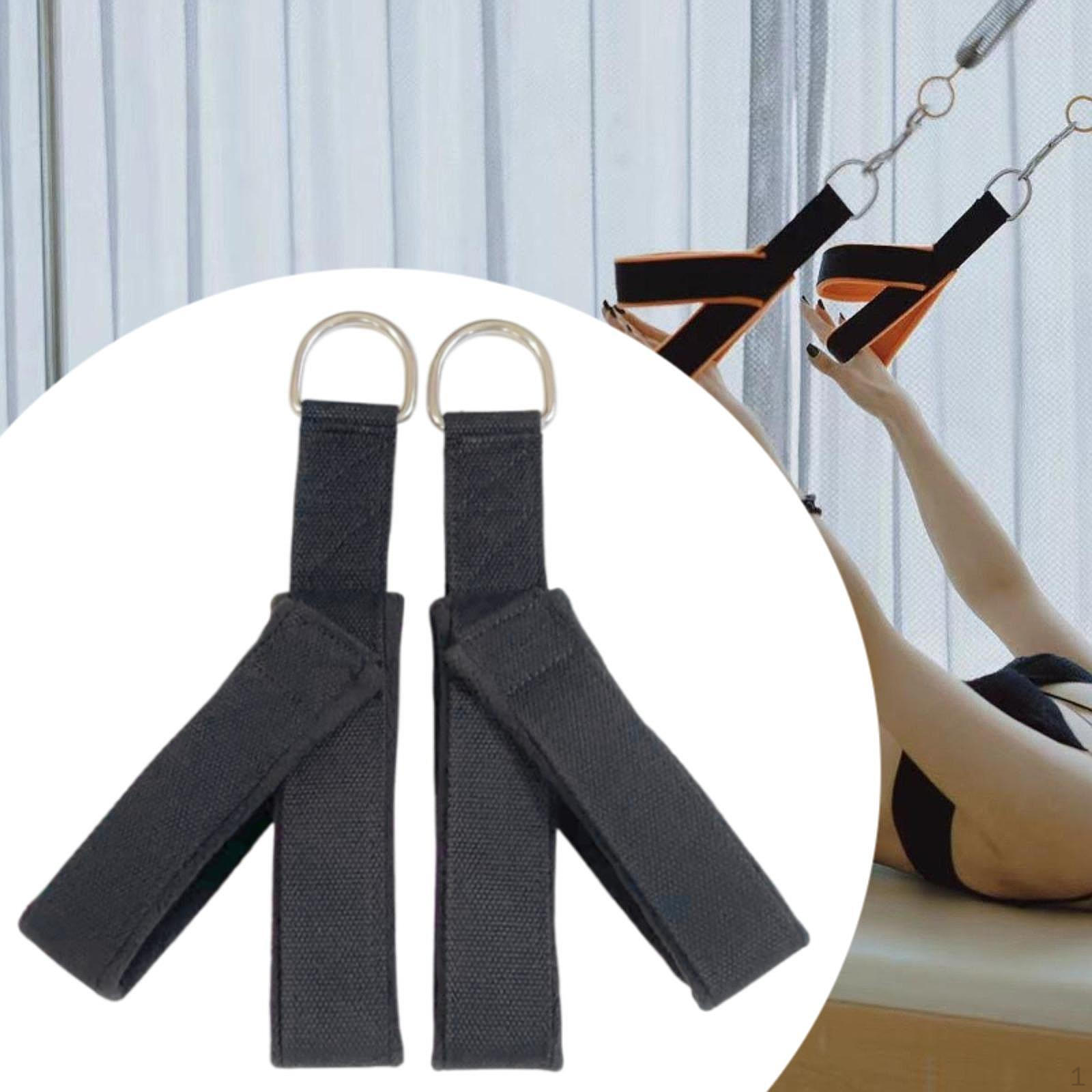 

2 шт. Пилатес ремни Фитнес Ядро Талия Задняя часть Нога D-образное кольцо Реформер Йога для