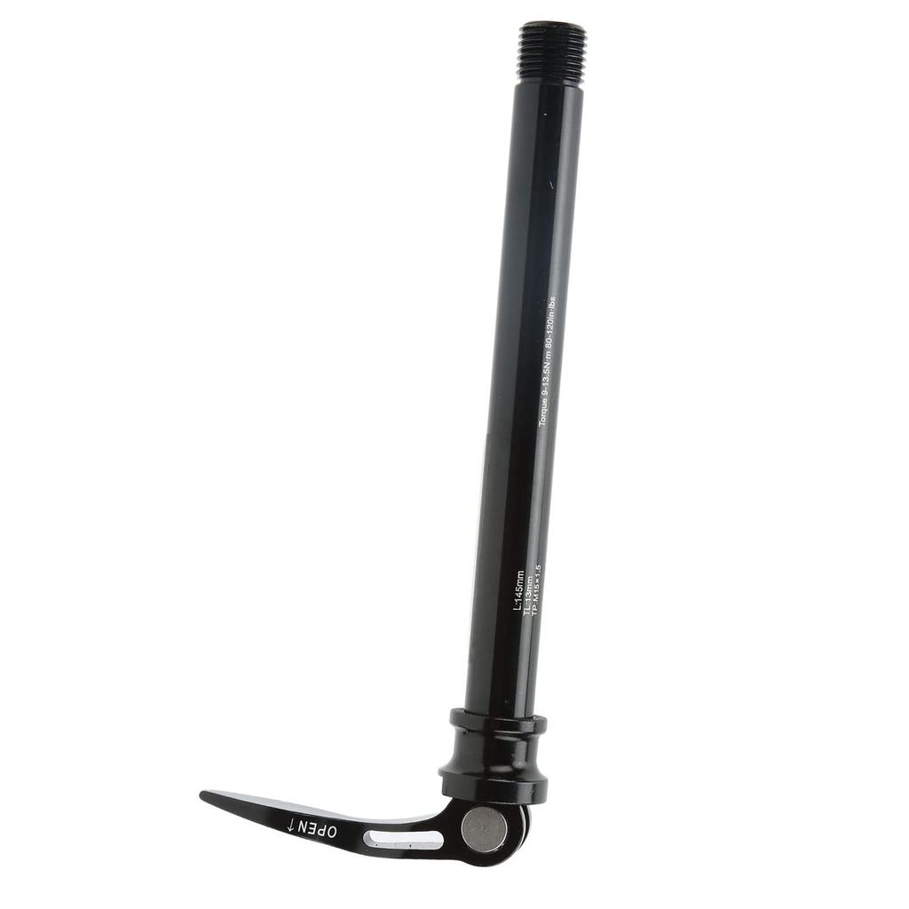 JGGLD Cykel Snabbutlösning Genomgående Axel Spett Montering för Stång med 100 mm Öppning och 15 mm Diameter Framgaffelaxel Spak