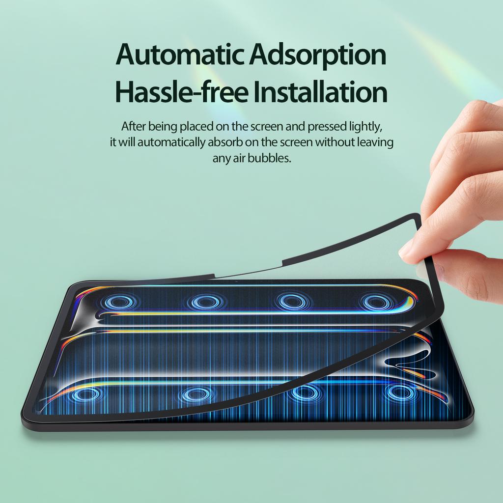 DUX DUCIS Seria Naad pentru iPad Pro 11 (2024) Folie de protecție ecran Mată PET Paperfeel Film Detașabilă, Reutilizabilă