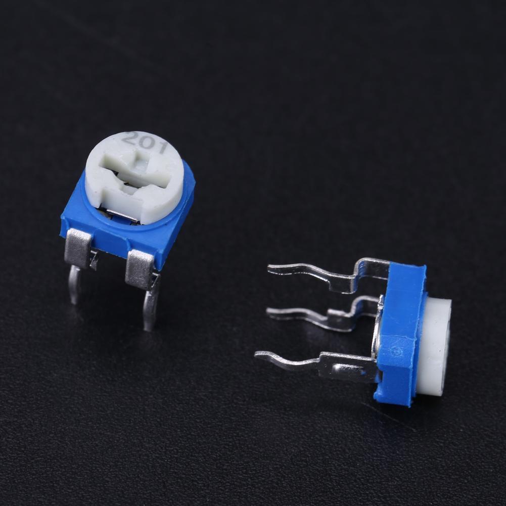 375Pcs 15 Values Potentiometer Variable Resistor Assortment Kit with Box