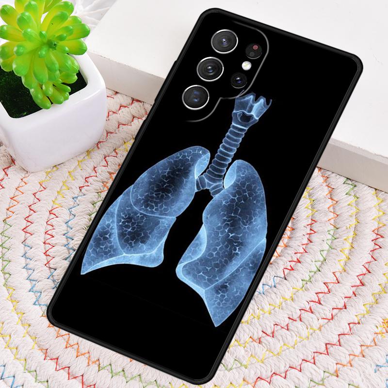 Medical Human Organs Brain Kidney Silicone Phone Case For Samsung Galaxy Note 10 Pro S26 S25 S24 S23 S22 S21 Plus Ultra Cover