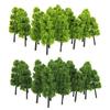 Miniature Landscape Model Trees Park Scenery 1:200 Scale