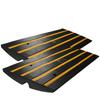 Curb Ramp Rubber Driveway Ramp 2 Pack 2.6" Rise 15T Load Threshold Ramp