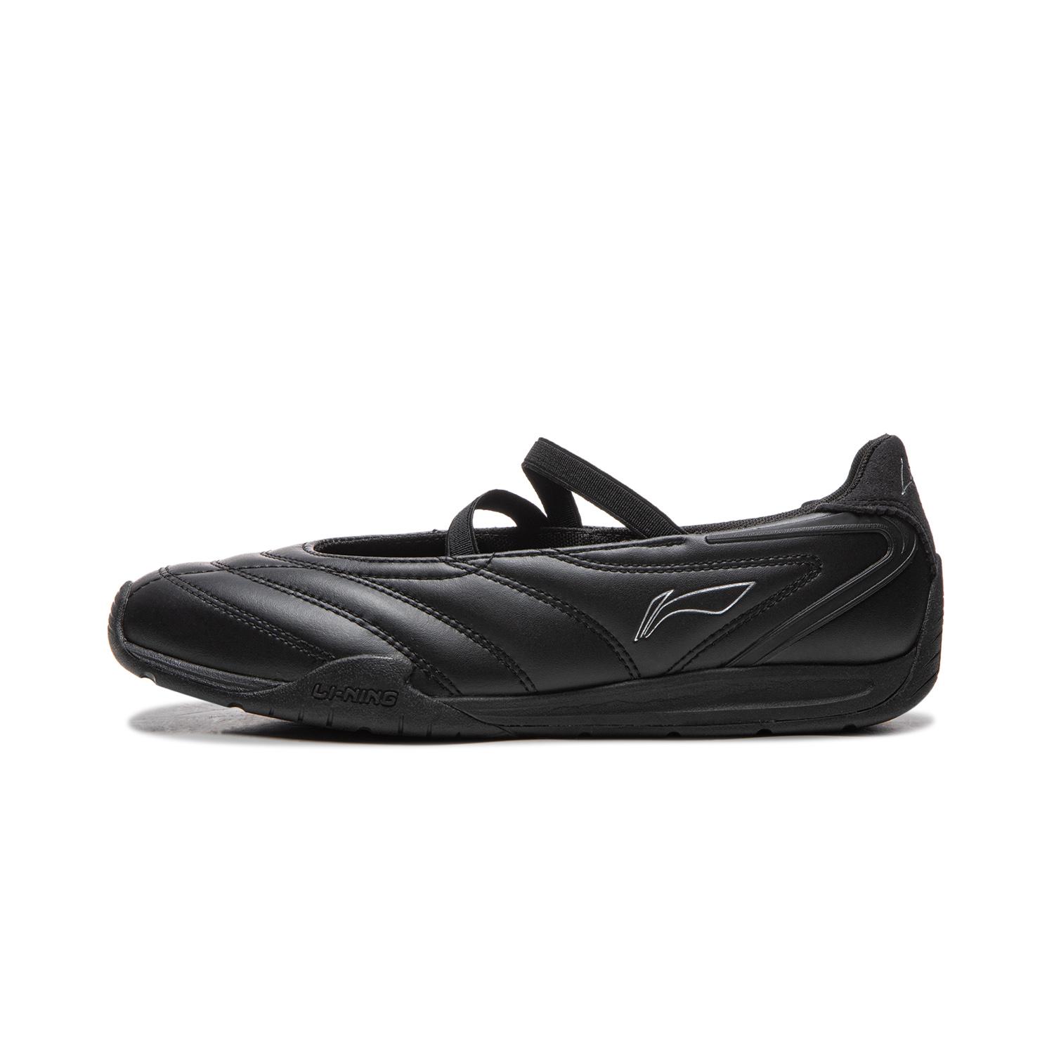 

Li Ning Film Ballet Slip Resistant, Abrasion Resistant, Lightweight Low top Casual Shoes Women s Black AGLW072-1 36