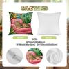 4pcs Tropical jungle cat digital printing pillow cover Short plush Suitable living rooms bedrooms sofas throw cushion cover