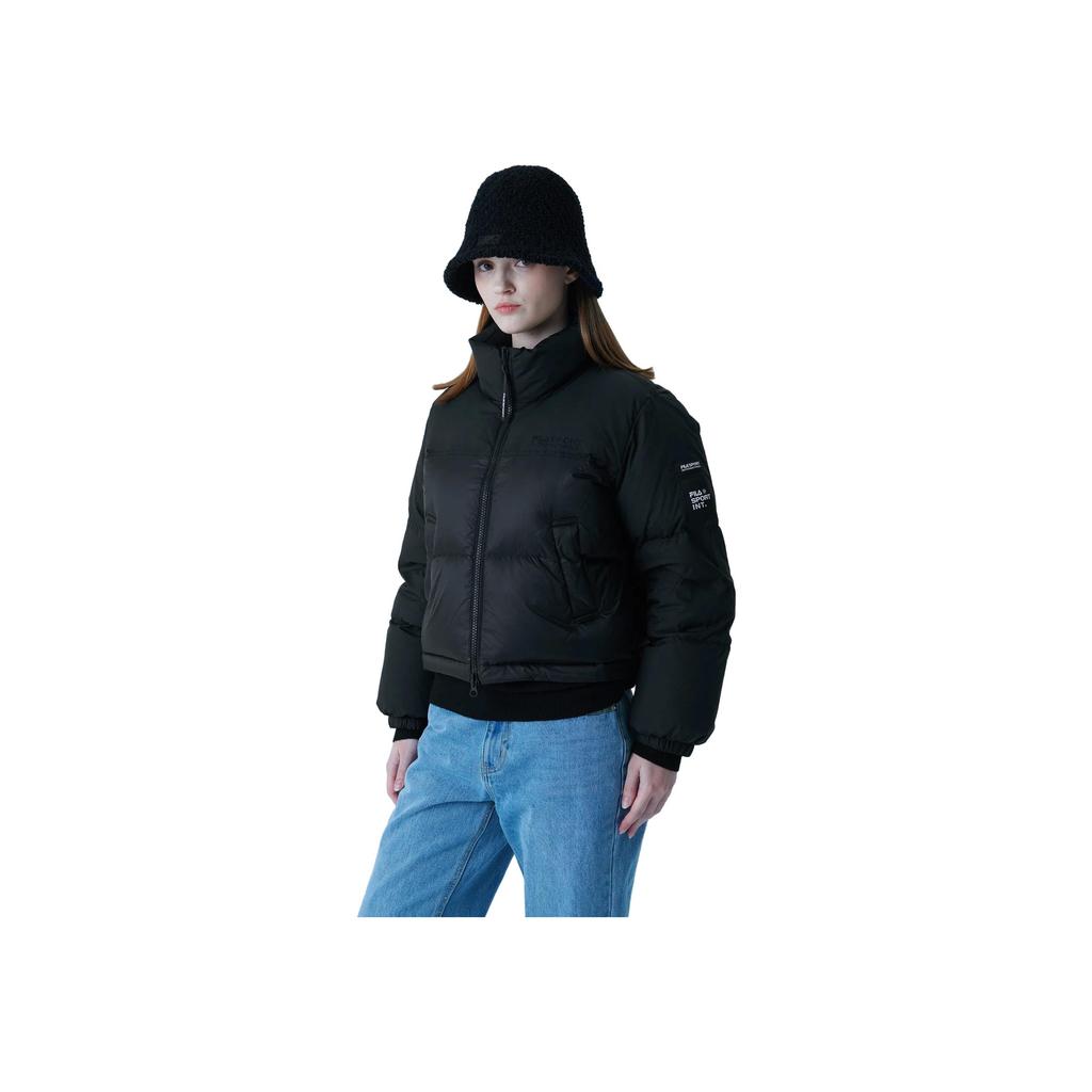 New FILA Down Jackets Women's Black FS2DJF4171F-BLK