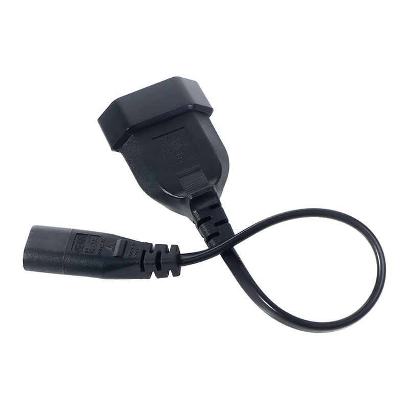For Pdu Ups 25Cm Iec320 C8 Male To Europe Schoko Cee7/16 Outlet Female Socket Power Extension Cable