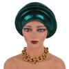 Traditional Spiral Beret Solid Color Nigeria Headpiece  Wedding Party African Lady Use