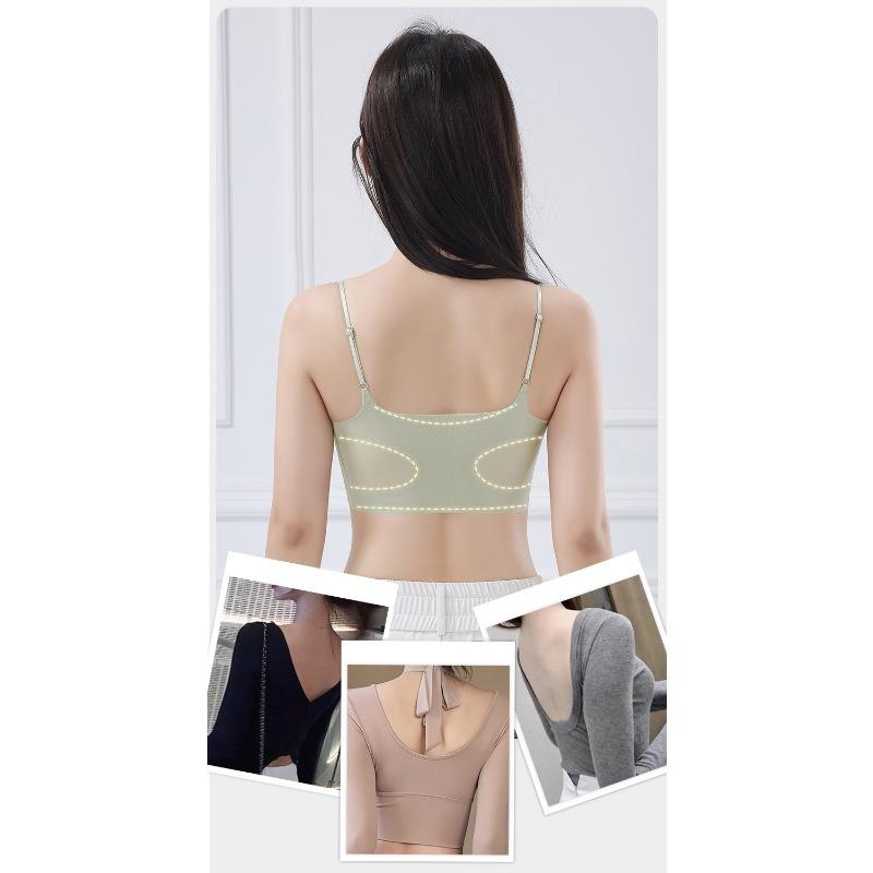 Women S No Wire Push Up Bra Breathable Vest Style Underwear