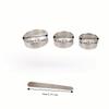 Plastic Stainless Steel Dumpling Press Mold Set Dumpling Skin Press Set  Kitchen Tool