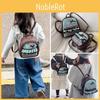 Unisex Kids Backpack With Polyester Lining And Fun Pattern For Education