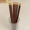Reusable Natural Wooden Chopsticks Red Sandalwood Chopsticks Antibacterial Anti-mildew High Temperature Solid Wood Chopsticks