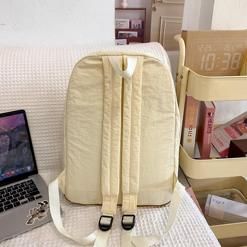 Рюкзак женский маленький цветочный лоскутный студенческий рюкзак большой емкости зелёный — фото 8