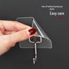 OIMG Transparent Adhesive Wall Hooks