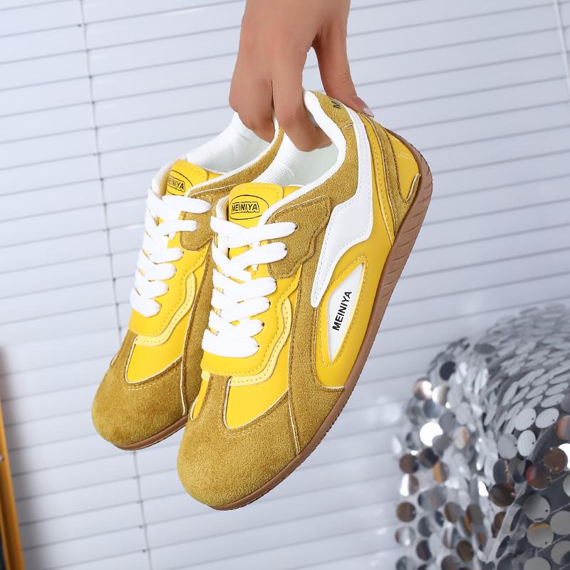 Autumn New Women's Lightweight Flat Sports Sneakers, Fashion Low-Cut Casual Shoes, Comfortable & Versatile Walking Shoes
