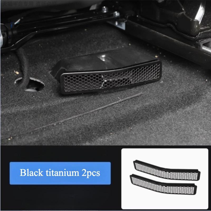 For Chery Jetour Traveler T2 2023‑2026 Under‑Seat Air Vent Dust‑Proof Protector Cover Interior Upgrade Car Mod Accessories