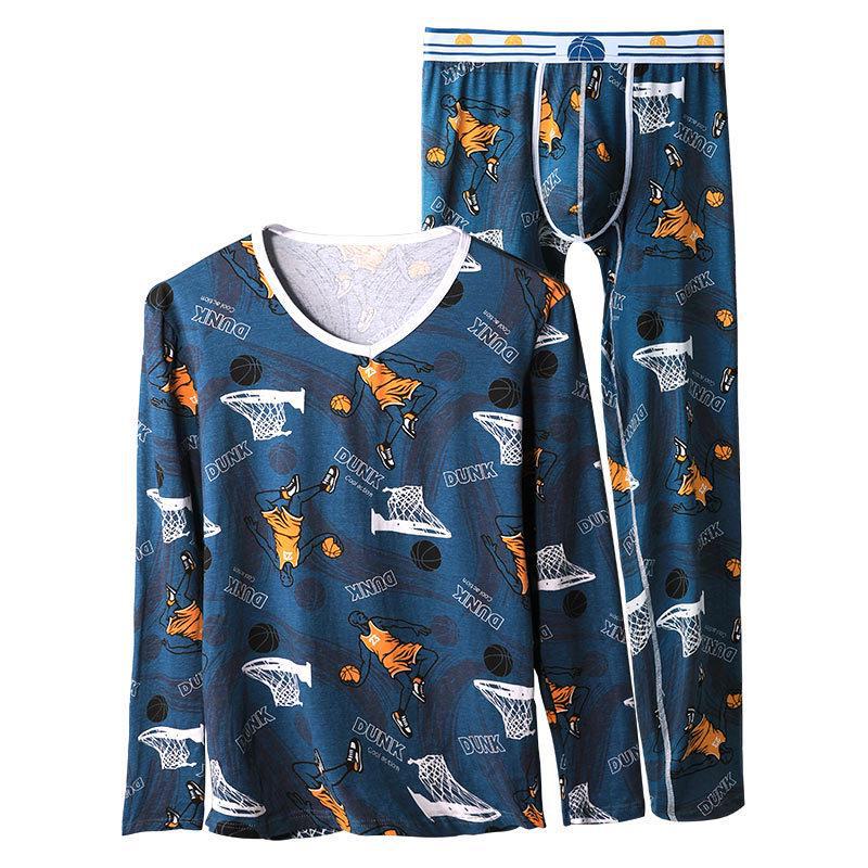 

Чоловічий комплект термобілизни: Морозостійкі бавовняні светри та штани на зиму XL сапфіровий