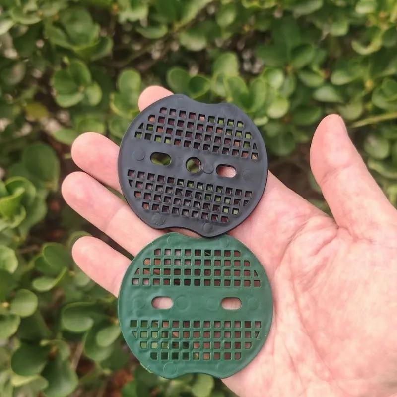 30 Stück Erdnagelrohr Mulchnagel Unterlegscheibe Grün Fleischiges Zelt Fixiert Verzinkter Stahlnagel Unterlegscheibe U-förmiger Nagel Unkrautvlies Erdnagel Unterlegscheibe