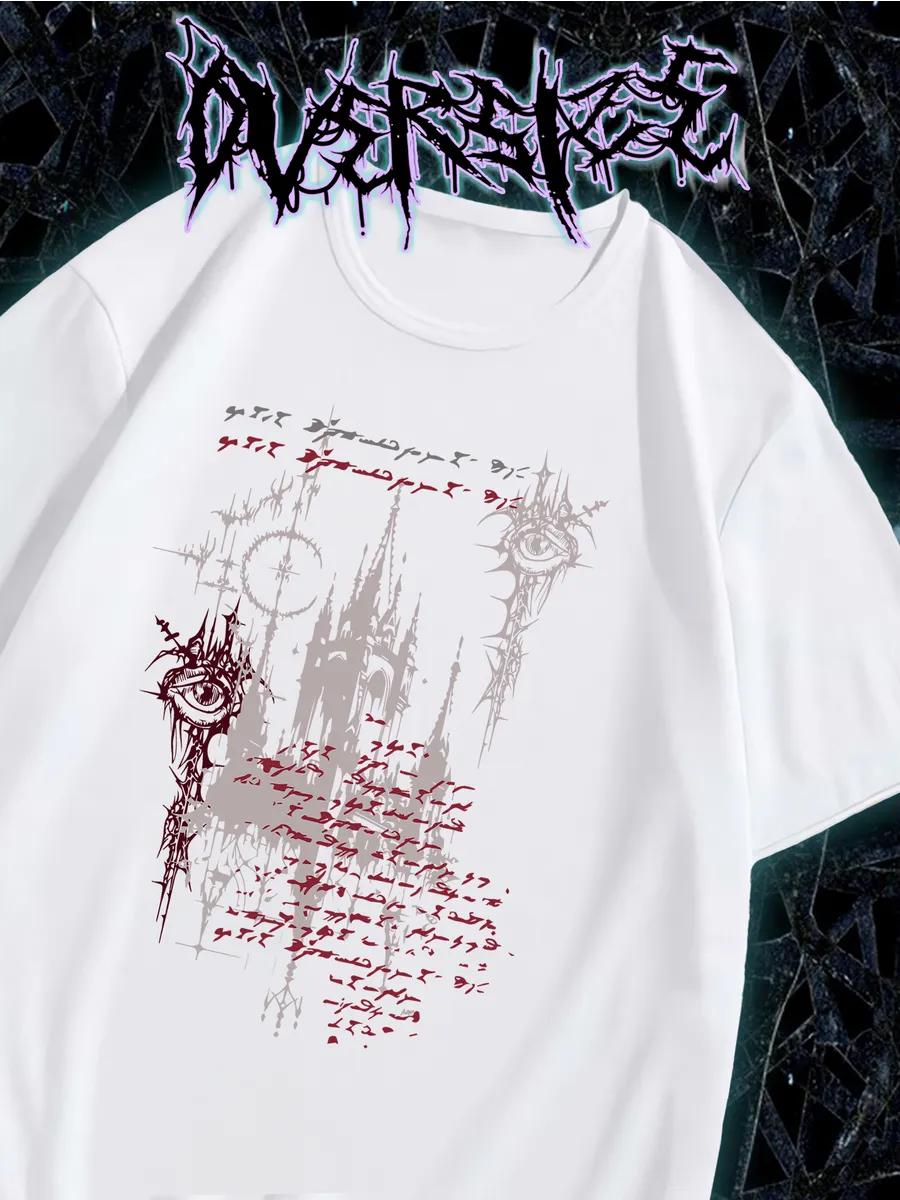 Basic oversized printed T-shirt L
