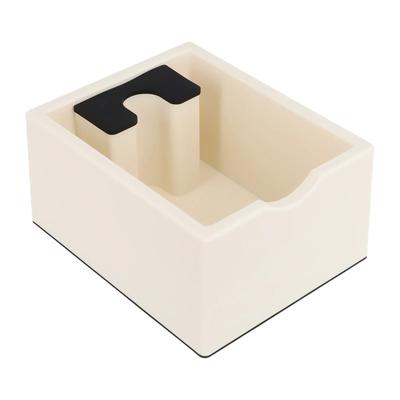 Accessoires de Café Boîte à Marc de Café Ménage Cuisine Détachable Encastrable Réducteur de Bruit Antidérapant Silicone ABS
