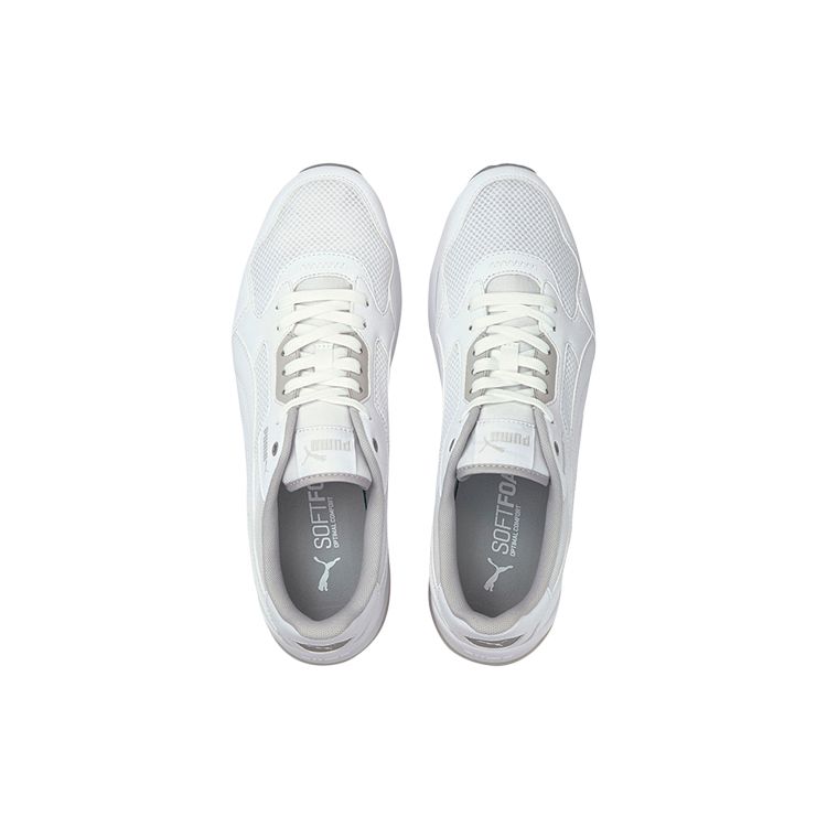 Puma R78 Futr Mesh Round Toe Lace-Up Sports Shock Absorbing Durable Lightweight Low-Top Casual Shoes Unisex Casual Shoes White 374895-02