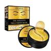 - 2pack 24k Gold Under Eye Patches - 120pcs Eye Mask Pure Gold Anti-aging Collagen Hyaluronic Acid Under Eye Mask For Removing Dark Circles, Pu