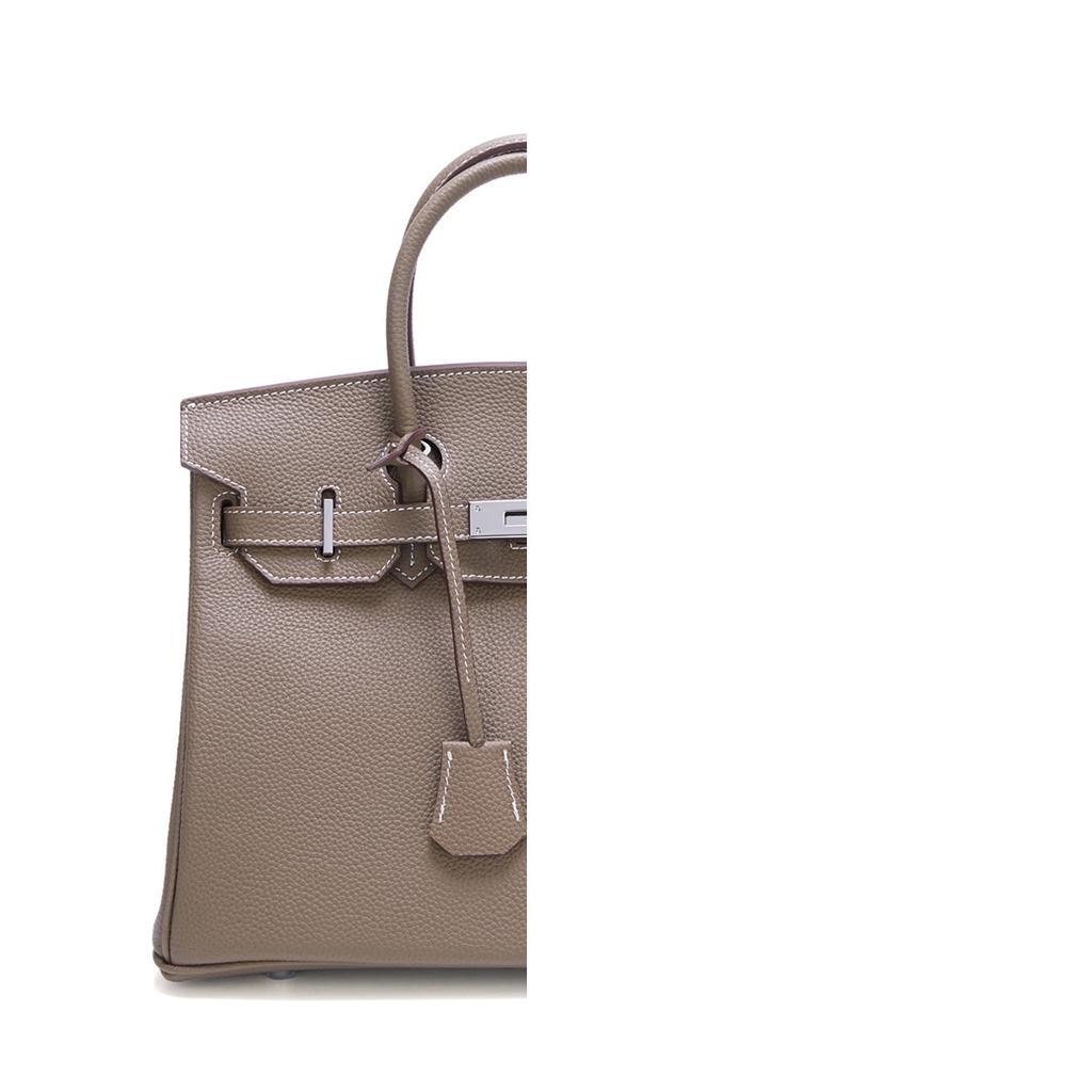 Silberschnalle Togo kleines Muster, echtes Leder Außenhandel neu erste Schicht Rindsleder High-End große Kapazität Handtasche Damen große Tasche