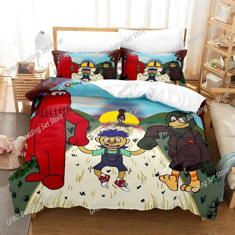 Comforter 3D Print Anime Don'T Hug Me I'M Scared Bedding Set Bedroom Soft Modern S Comefortable Quilt
