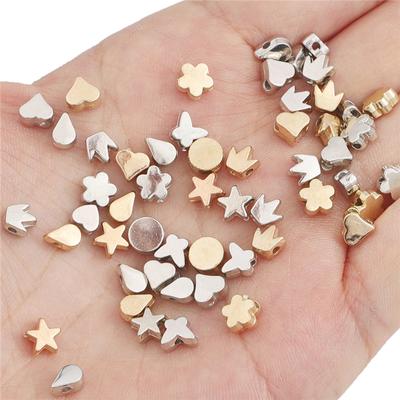 100 Teile/los Hohe Qualität CCB Stern Spacer Perlen DIY Armband Halskette Handgemachte Accessoires für Schmuck Machen