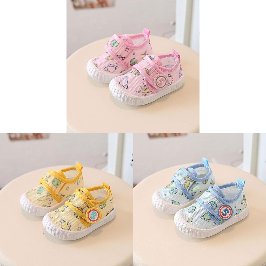 Baby Toddler Mesh Prewalk Shoes For Boys Girls With Velcro Strap For Summer Play