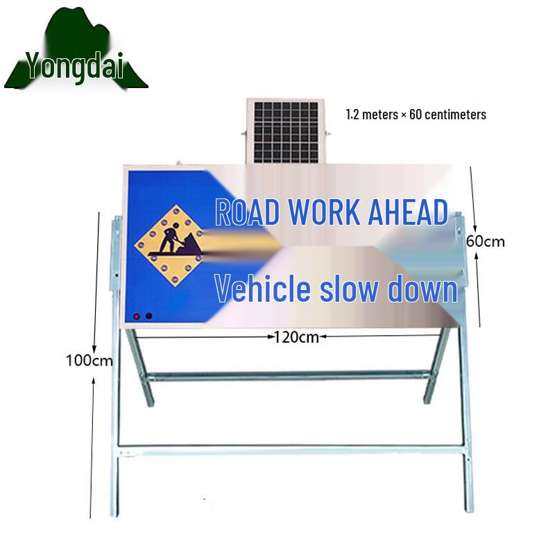 Yongdai Solar Powered Construction Warning Sign