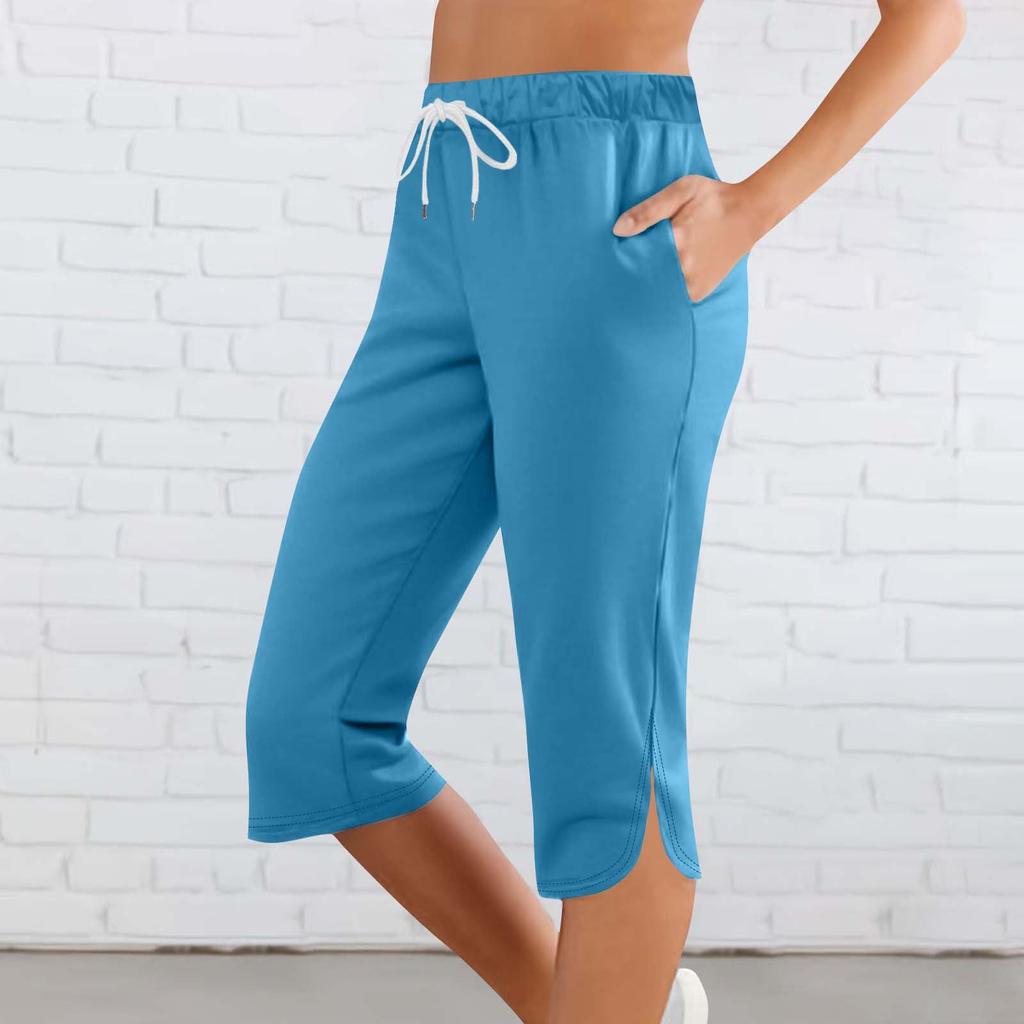 Women's Fashionable And Comfortable Yoga Pants: Slim-Fit, Mid-, 7/8 Length