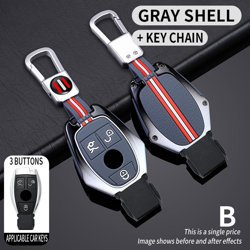 

Zinc Alloy Car Key Case Cover for Mercedes Benz E C S GLC Class E200 E400 E63 W213 S550 S560 C260 A200 Key Shell Protector