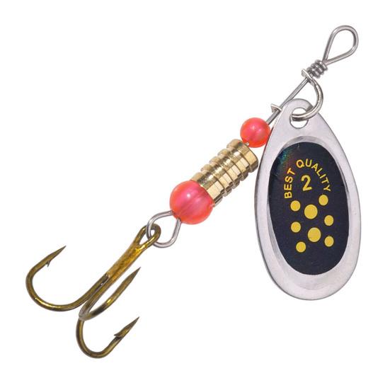 10 Stücke 6 CM/3,3G Angeln Löffel Köder mit Drilling Metall Spinning Pailletten Lange Casting