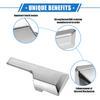 Automotive Left Driver Side Interior Door Handle Compatible for Ford Expedition 2007-2017, Durable Plastic Silver Tone