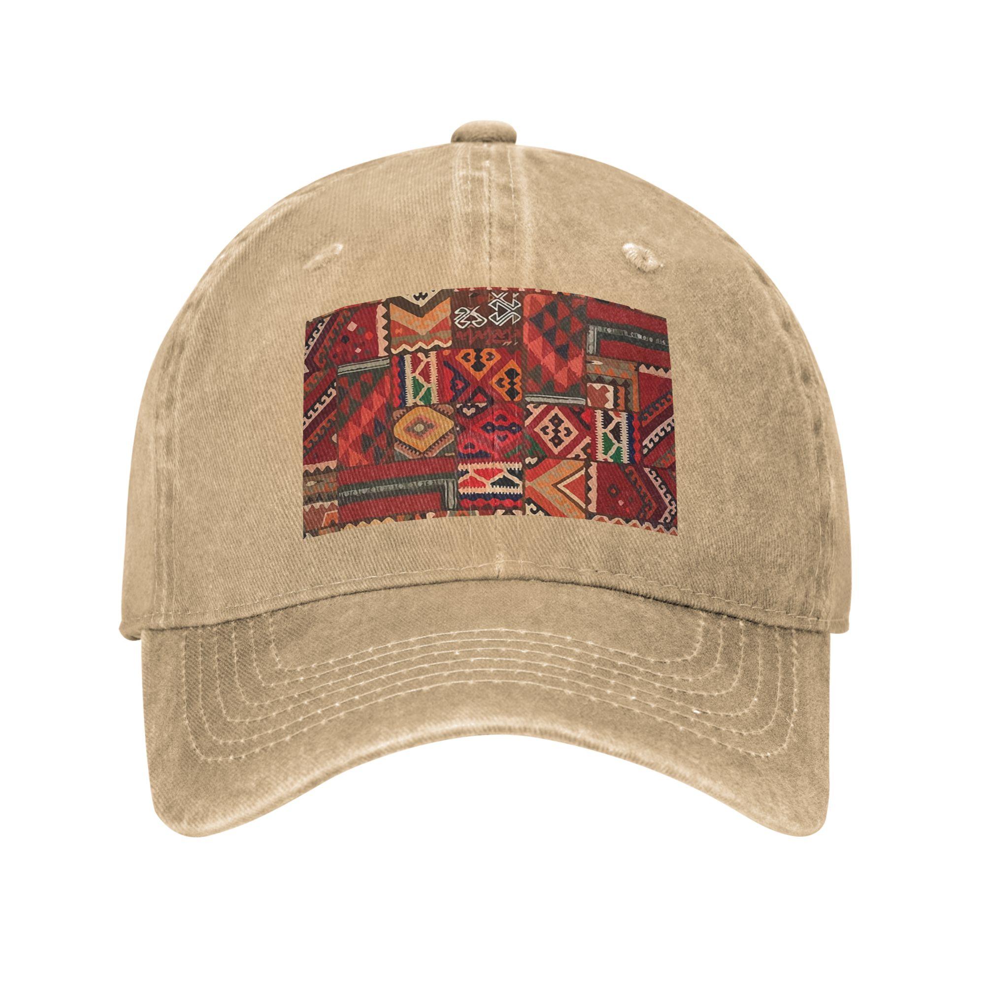 

Amazigh Foutha Kabyle Mediterranean Berber Jewel Denim Cap Casual Baseball Caps Adjustable Hat Summer Unisex Baseball Hats One Size