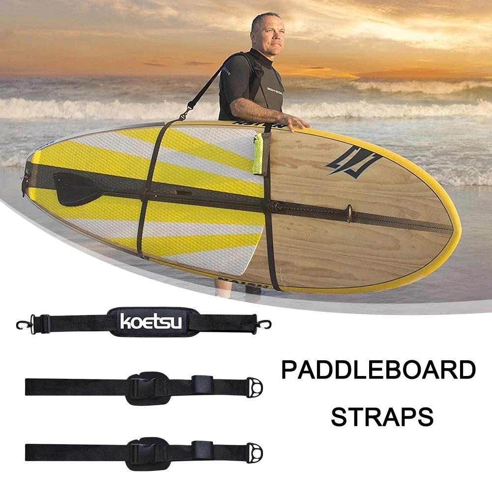 6Set Portable Surfboard Shoulder Strap Carry Sling Stand Up Paddleboard Sup Board Surf Fins Paddle Wakeboard Surfing Kayak Tools
