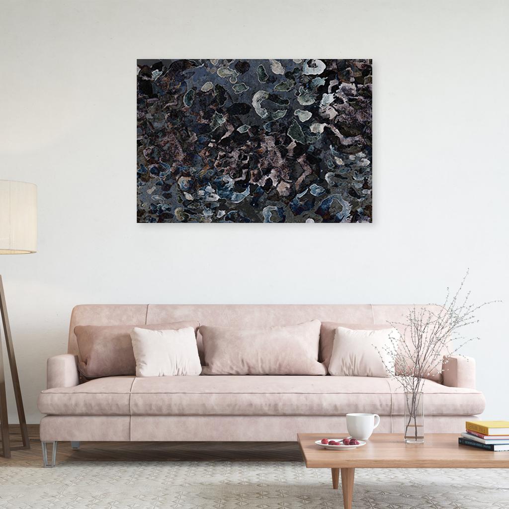 Canvas Print, Mineral Structure On a Macro Scale