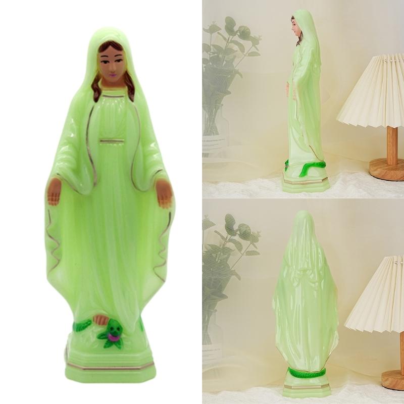 Catholic Statue Sculpture Virgins Mother Marys Statues Figurines Desktop Ornament Our Lady of Blesseds Mother Statues