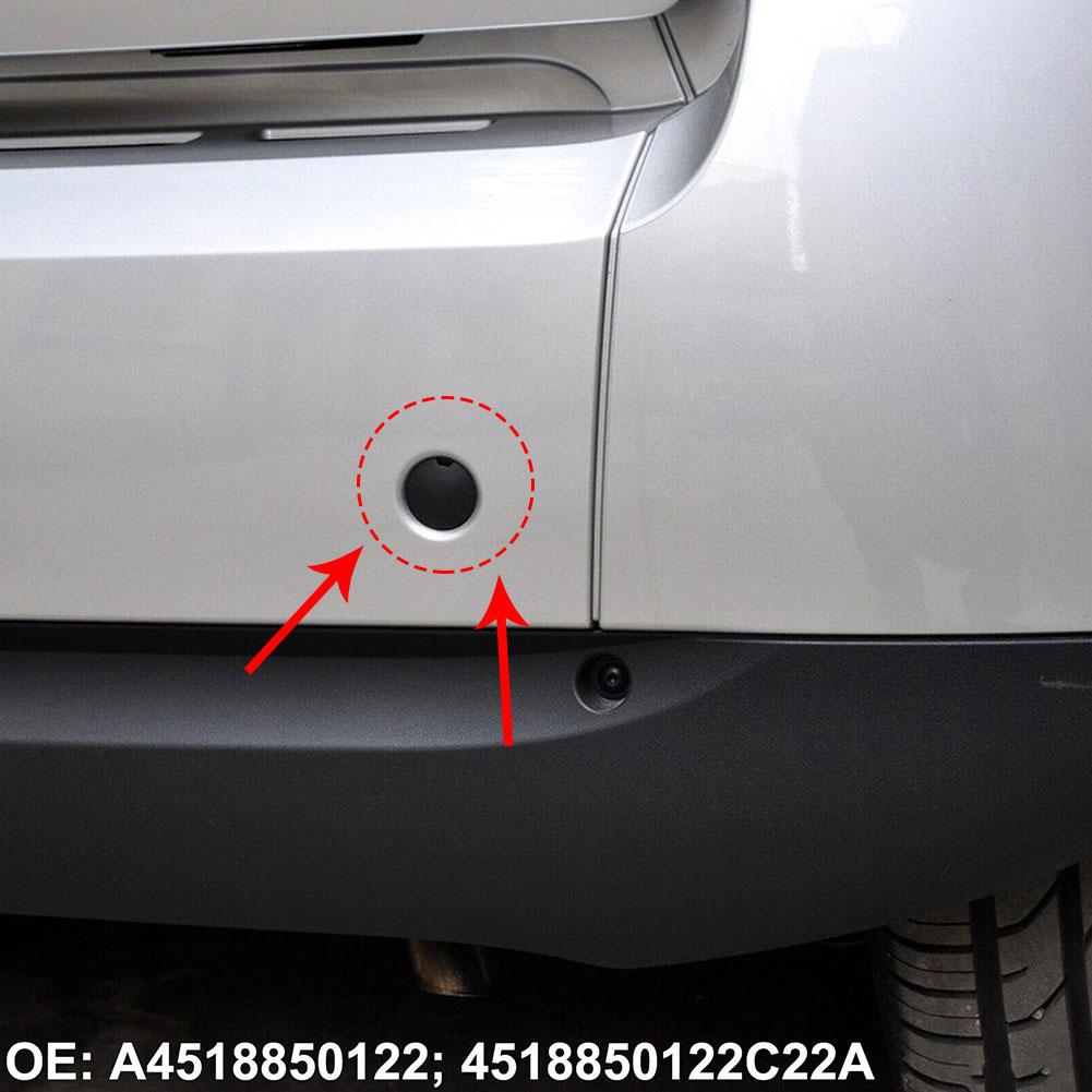 1PC Car Front Rear Trailer Hook Hole Waterproof Cover Plastic Cover For Smart 451 Fortwo Modification Accessories C3C1