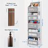 5-Layer Fabric Hanging Door Storage Organizer, with 5 Large Capacity Pockets, Ideal for Bedroom & Home Storage