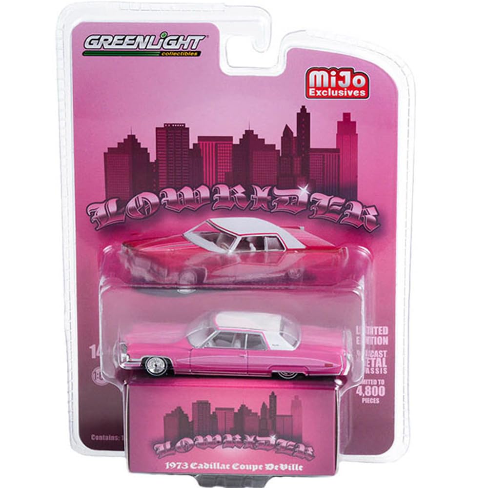 GREENLIGHT 164 Scale MiJo Exclusive - 1973 Cadillac Coupe de Ville - Pink