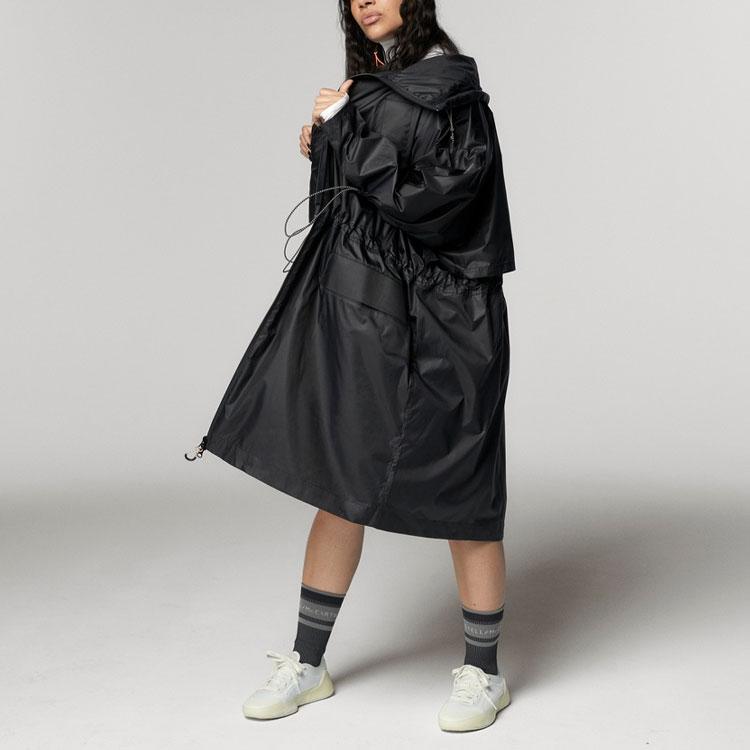 Adidas Casaco Esportivo Longo Jaquetas Femininas Preto FU1164